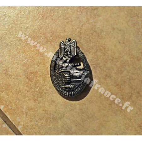 GER - Repro de badge Panzer effet antique