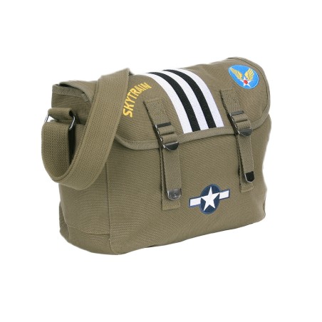 WW2 Style - Musette commémorative C47 Skytrain DDAY US WWII