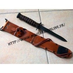 WW2 - Repro de couteau M3 et son fourreau