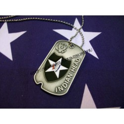 DogTAg US Indian Head - 2nd div infanterie