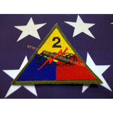 WW2 - Patch US - 2ND Armored repro