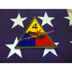 WW2 - Patch US - 4TH Armored repro