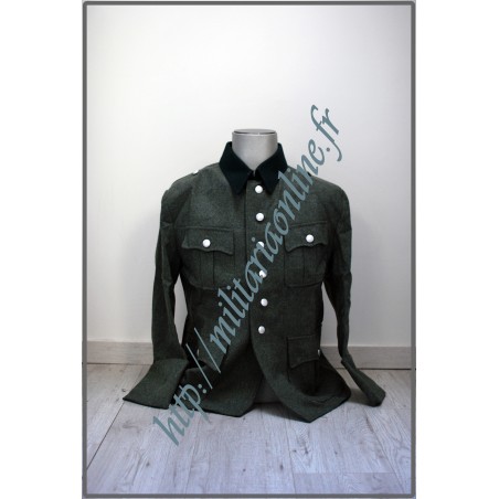 Veste M36 feldgrau pour officier (lainée) - Haute qualité