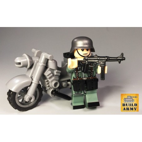 Moto Allemande type R75 + 1 minifig - Buildarmy©